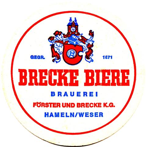 hameln hm-ni brecke rund 2a (215-f�rster und brecke-blaurot)